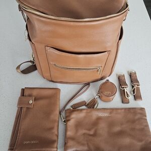 Fawn Design diaper bag with accessories